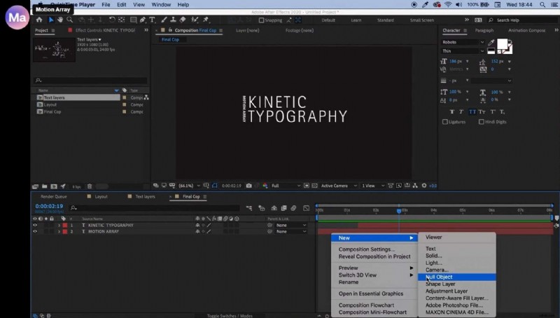 Kinetická typografie v After Effects 2024:Průvodce pro začátečníky 