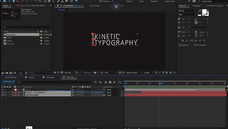Kinetická typografie v After Effects 2024:Průvodce pro začátečníky 