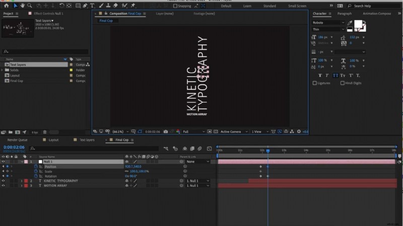 Kinetická typografie v After Effects 2024:Průvodce pro začátečníky 