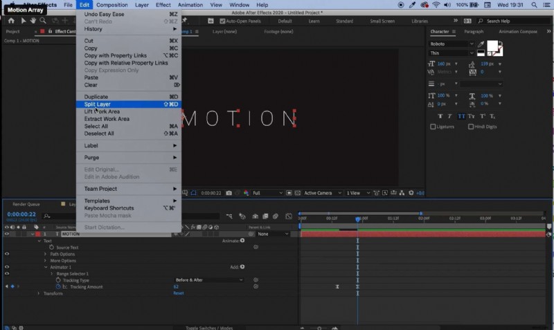 Kinetická typografie v After Effects 2024:Průvodce pro začátečníky 