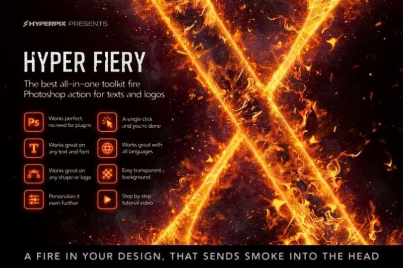 Photoshop Fire Text Effects:Profesionální průvodce