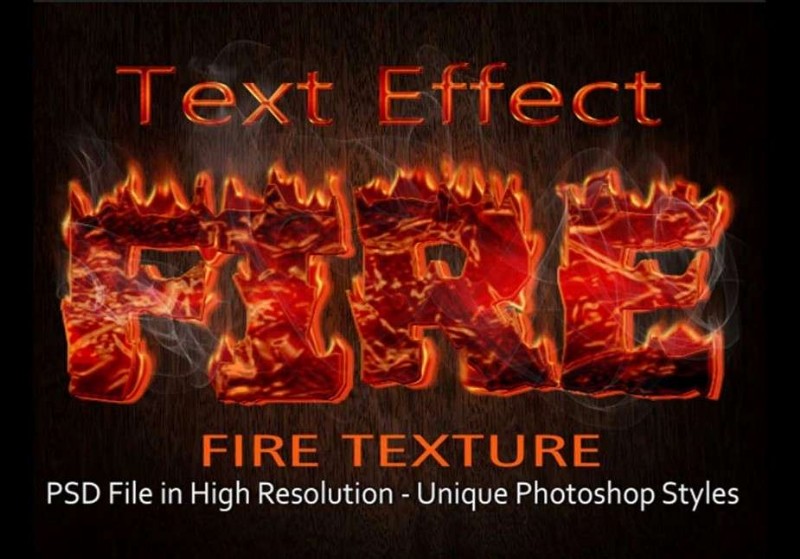 Photoshop Fire Text Effects:Profesionální průvodce