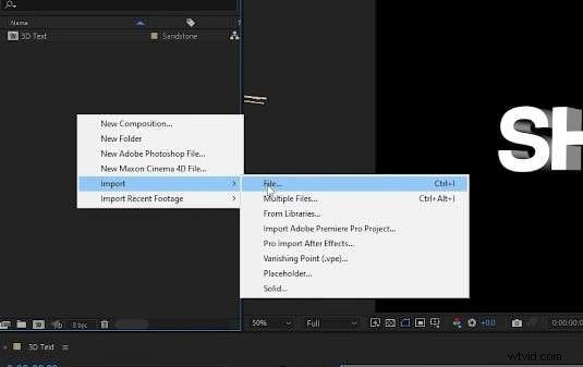Výukový program After Effects:Vytvářejte úžasné 3D animace s plovoucím textem 