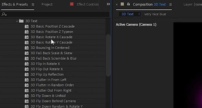 Výukový program After Effects:Vytvářejte úžasné 3D animace s plovoucím textem 