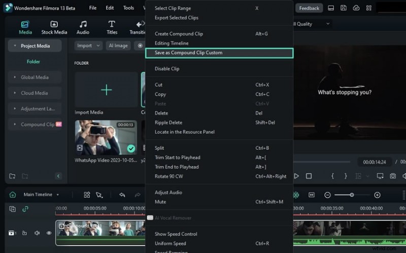 DaVinci Resolve Compound Clips:Průvodce pro začátečníky jednoduššími úpravami 
