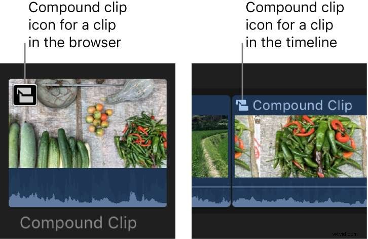 Final Cut Pro Compound Clips beheersen:een uitgebreide gids 