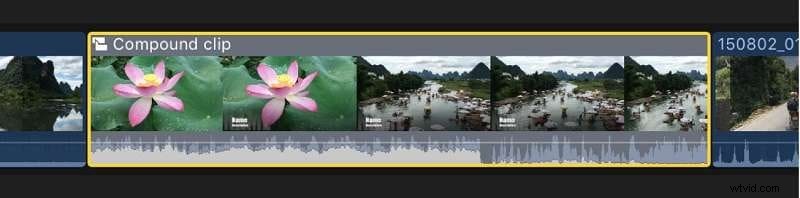 Final Cut Pro Compound Clips beheersen:een uitgebreide gids 