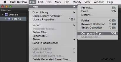 Final Cut Pro Compound Clips beheersen:een uitgebreide gids 