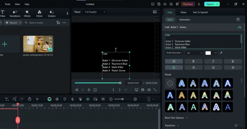 Creëer verbluffende scrollcredits in DaVinci Resolve:een stapsgewijze handleiding 