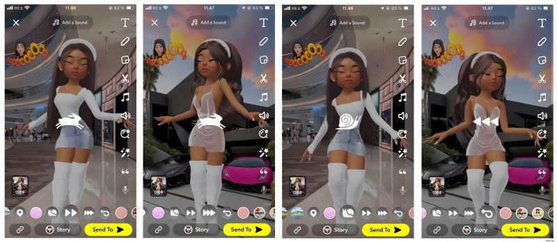 Versnel video s op Snapchat:een snelle en eenvoudige handleiding 