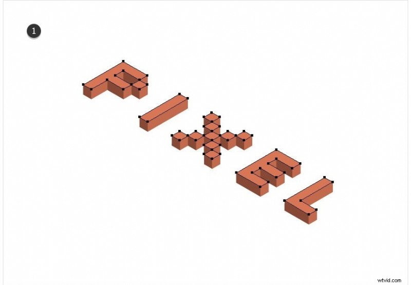 Maak verbluffende isometrische tekst in Illustrator:een uitgebreide gids 