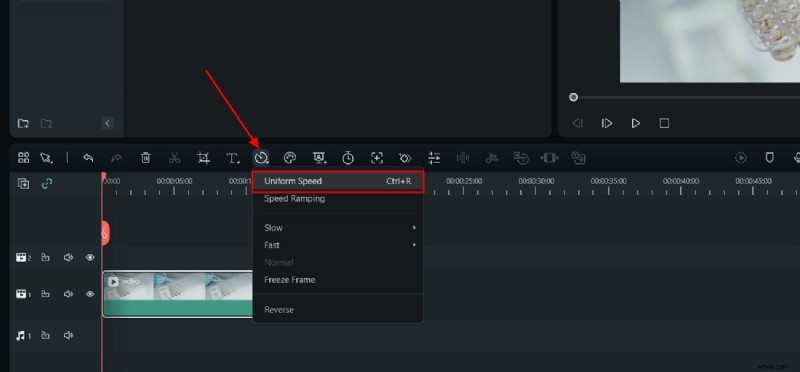 Videoweergave optimaliseren met framesnelheden en snelheid in Wondershare Filmora 