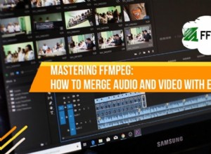 Audio en video samenvoegen:een uitgebreide FFmpeg-gids 