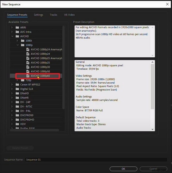 Hlavní vylepšení FPS v Premiere Pro:Snadno upravte sekvenci a snímkovou frekvenci 