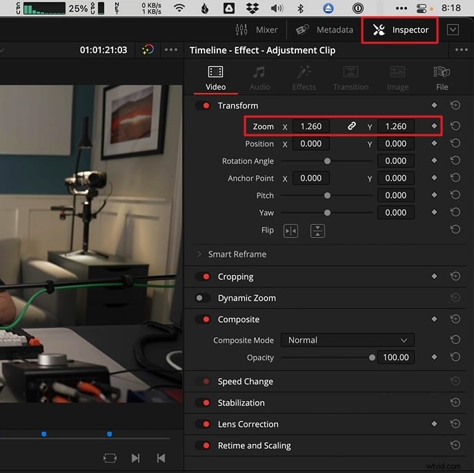 Voeg een aanpassingslaag (clip) toe in DaVinci Resolve:stap-voor-stap handleiding 