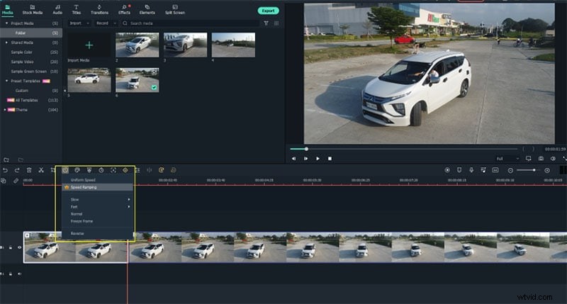 Master Video Speed Control:Zvyšte kreativitu pomocí pomalého pohybu a stupňování rychlosti 