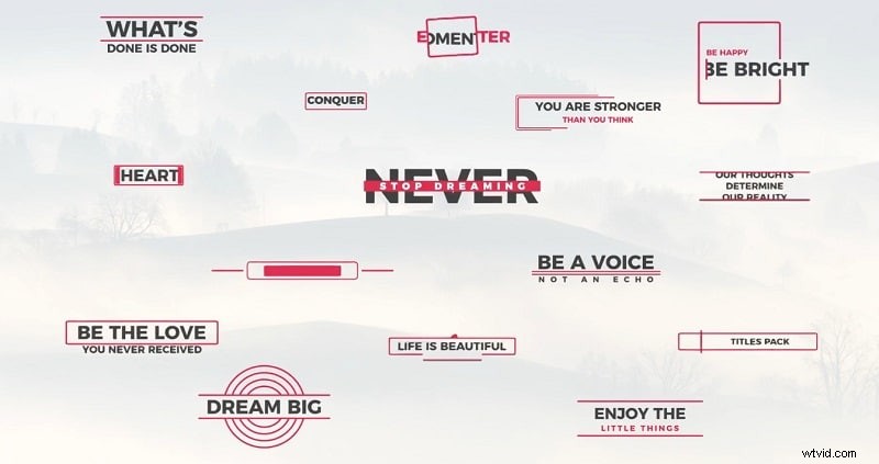 Top 10 onmisbare tekstvoorinstellingen voor Adobe After Effects 