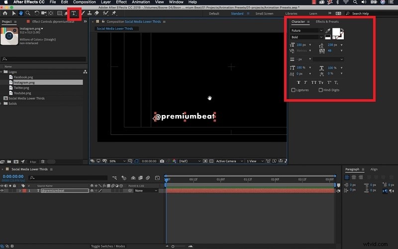Top 10 onmisbare tekstvoorinstellingen voor Adobe After Effects 