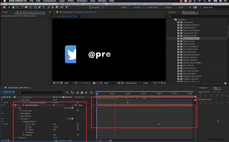 Top 10 onmisbare tekstvoorinstellingen voor Adobe After Effects 
