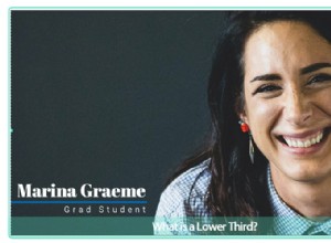 Lägg till en professionell nedre tredjedel till din video på några minuter 