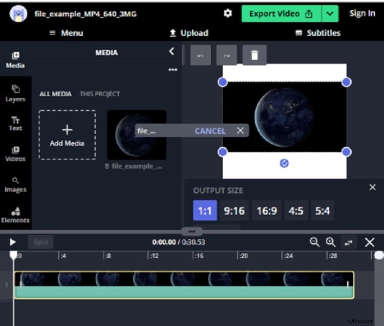 Wondershare Filmora:bereken en pas de beeldverhouding van video eenvoudig online aan 
