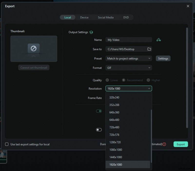 Wondershare Filmora:bereken en pas de beeldverhouding van video eenvoudig online aan 