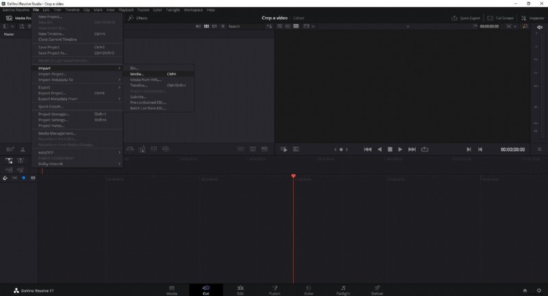 Stapsgewijze handleiding voor het bijsnijden van video s in DaVinci Resolve 