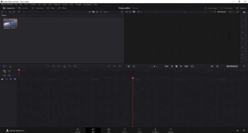 Stapsgewijze handleiding voor het bijsnijden van video s in DaVinci Resolve 
