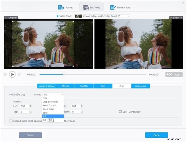 Pas eenvoudig de beeldverhoudingen van video s aan op Windows en Mac:een korte handleiding 