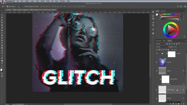 Hoe u verbluffende glitch-effecten kunt creëren in Photoshop:de ultieme gids 