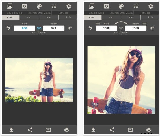 Wijzig het formaat van iPhone-foto s snel:bespaar opslagruimte zonder concessies te doen aan de kwaliteit 