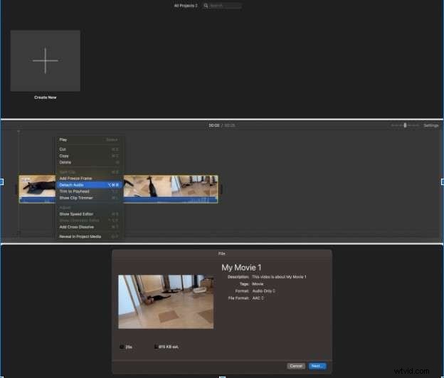 Come estrarre e perfezionare l audio dai video su macOS:suggerimenti rapidi con QuickTime, iMovie e Filmora 