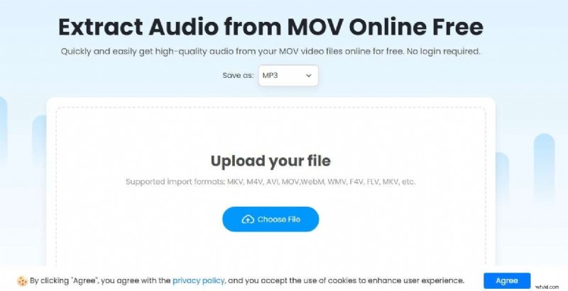 Estrai audio da file MOV:una guida completa per Windows, Mac e dispositivi mobili 