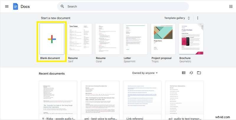 Google Audio-naar-tekst:gratis en snelle transcriptie | [Jaar] 