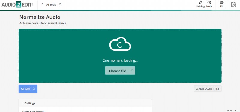 Audionormalisatie:balansvolume met piek, RMS en LUFS | Online hulpmiddel 