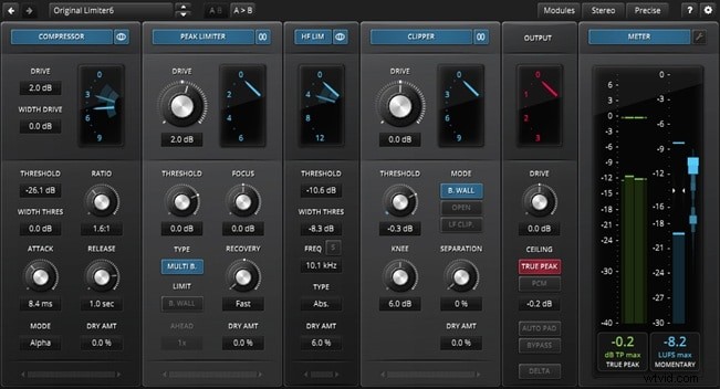 Beste Mastering Limiters VST:bereik transparante luidheid 