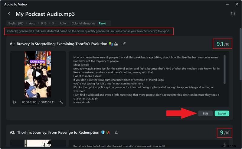 Transformeer uw podcast:AI-aangedreven videoconversie voor een groter bereik 