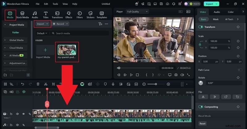 Traduzione di podcast:ottieni voci dal suono naturale e abbatti le barriere linguistiche 
