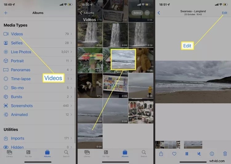 iPhone-video s snel dempen:4 beproefde methoden (Filmora, foto s, iMovie, online) 