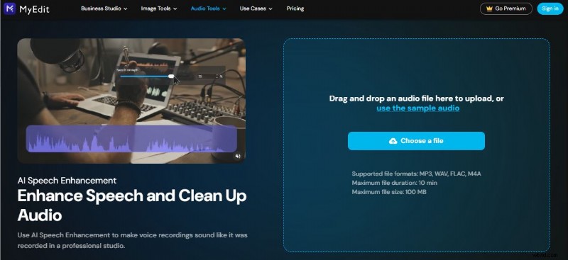 Top 5 gratis online AI Voice Enhancer Tools en een krachtig alternatief 