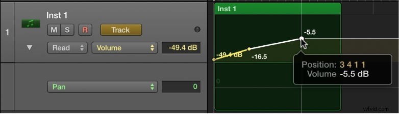 Logic Pro X:Mastering Audio Fade Out Techniky 
