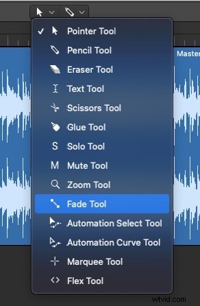 Logic Pro X:Mastering Audio Fade Out Techniky 