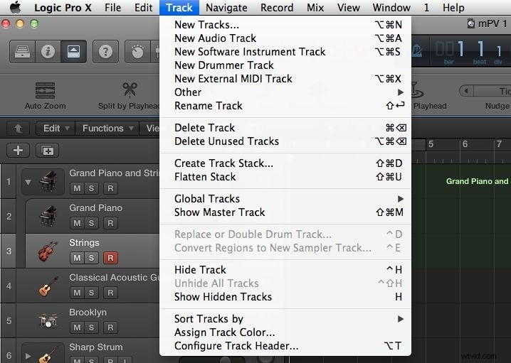 Come eseguire la dissolvenza incrociata dell audio in Logic Pro X:guida passo passo 