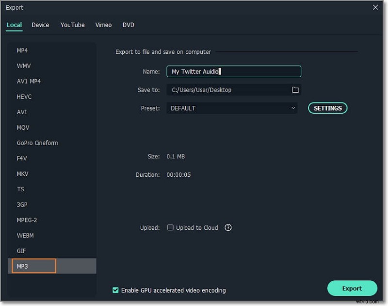 Come convertire i video di Twitter in MP3:3 metodi comprovati 