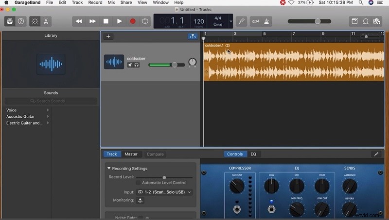 Moeiteloos geluid verdwijnt in GarageBand:een stapsgewijze handleiding 