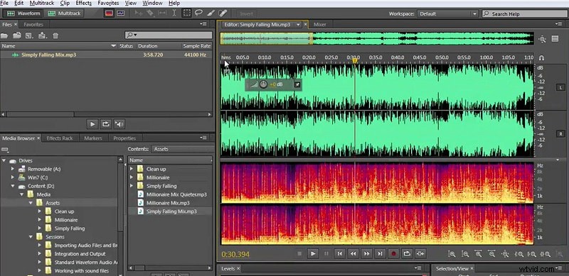 Fade-in-effecten beheersen in Adobe Audition:een stapsgewijze zelfstudie 