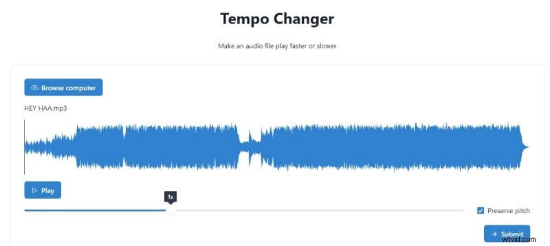 Regola la velocità e il tono dell audio online:strumenti approvati dagli esperti e software professionale 