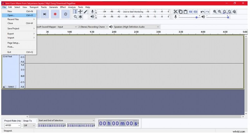 Pas de toonhoogte aan in Audacity met behoud van de audiokwaliteit 