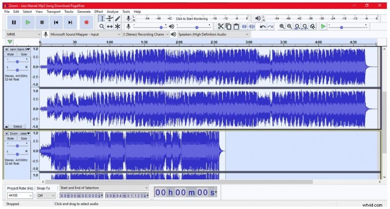 Het audiovolume beheersen in Audacity:een stapsgewijze handleiding 