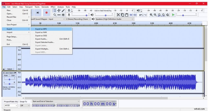 Het audiovolume beheersen in Audacity:een stapsgewijze handleiding 